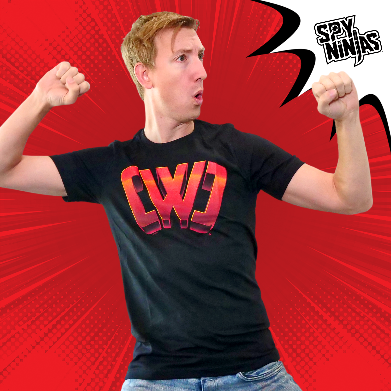 Chad Wild Clay Adult Short Sleeve T-shirt - Black