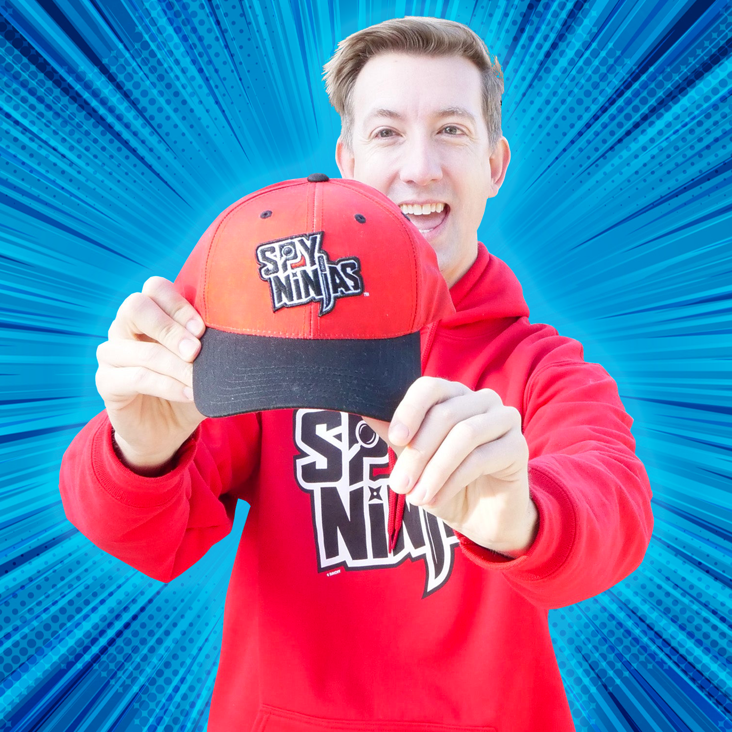 Spy Ninjas Cap - Red Sublimated