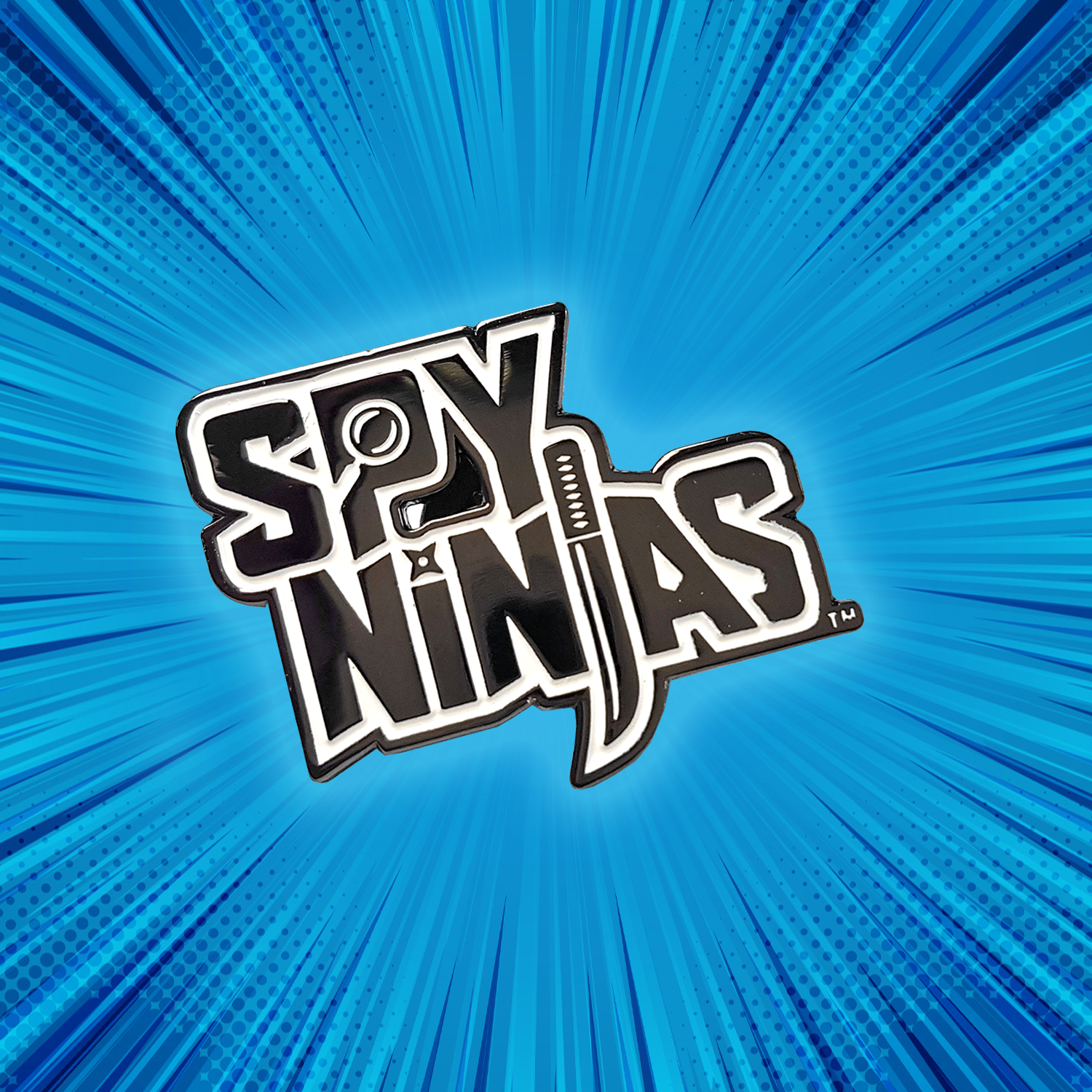 Spy Ninjas Pin Badge - Metal 1.5" wide