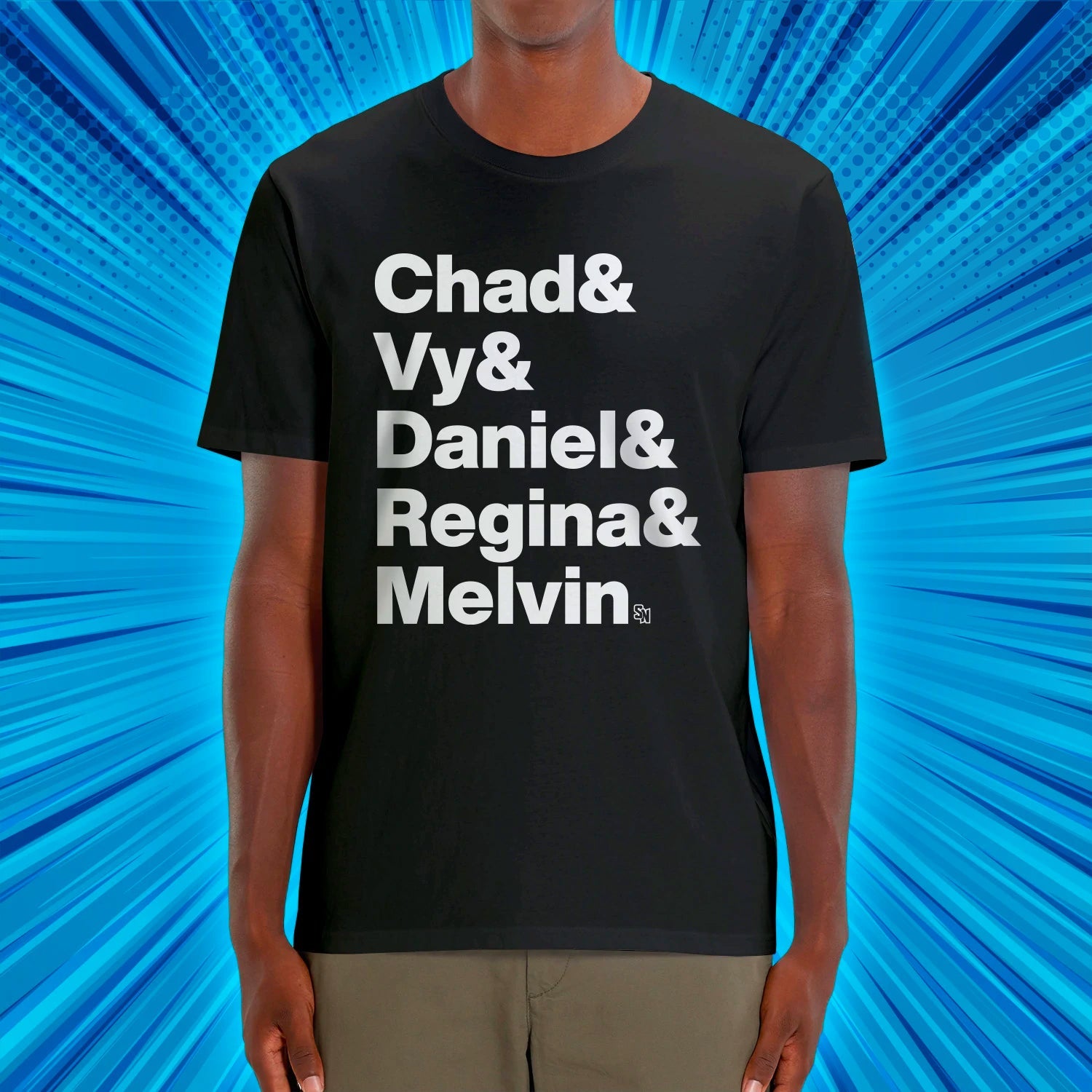Chad&Vy&... Adult T-shirt
