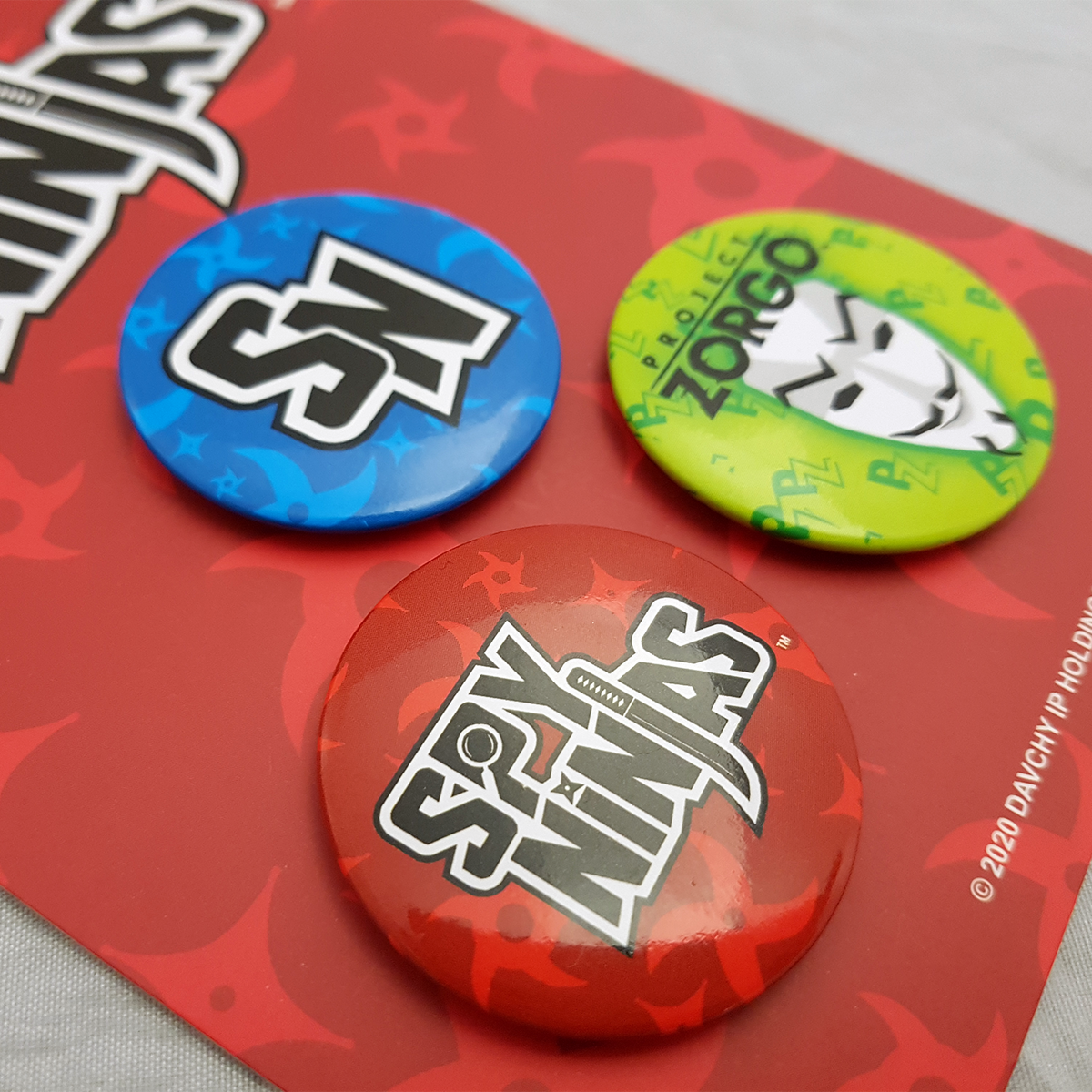 Spy Ninjas Button Badges - Set of 3