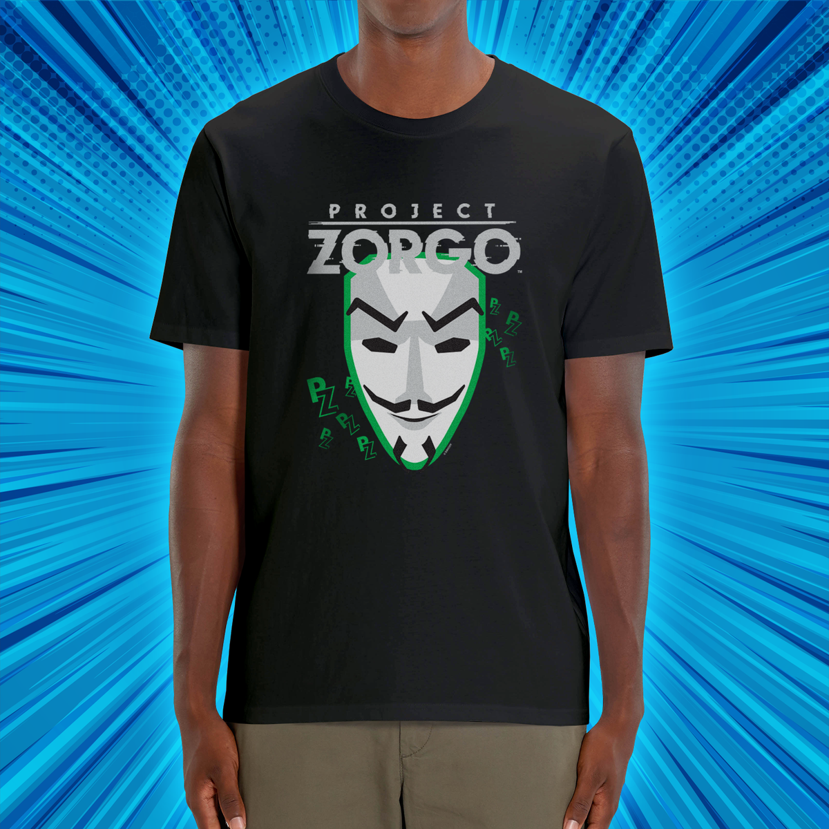 Project Zorgo™ Adult Short Sleeve T-shirt - Black