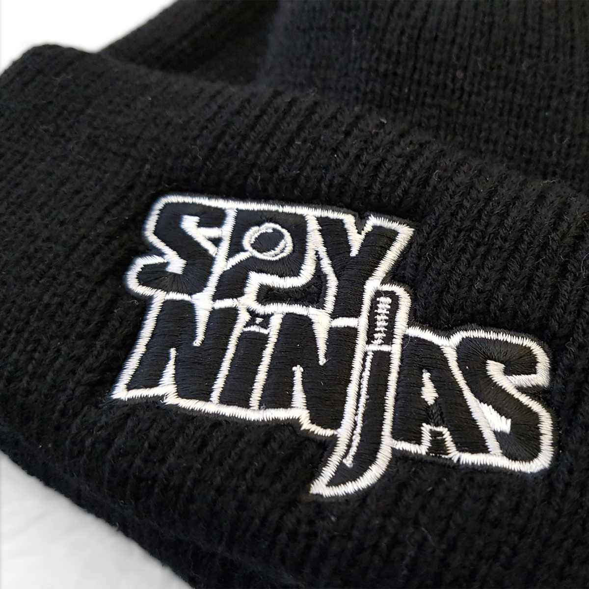 Spy Ninjas Youth Pom-Pom Beanie - Black