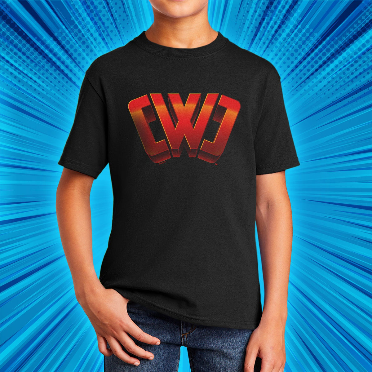 Chad Wild Clay Youth Short Sleeve T-shirt - Black