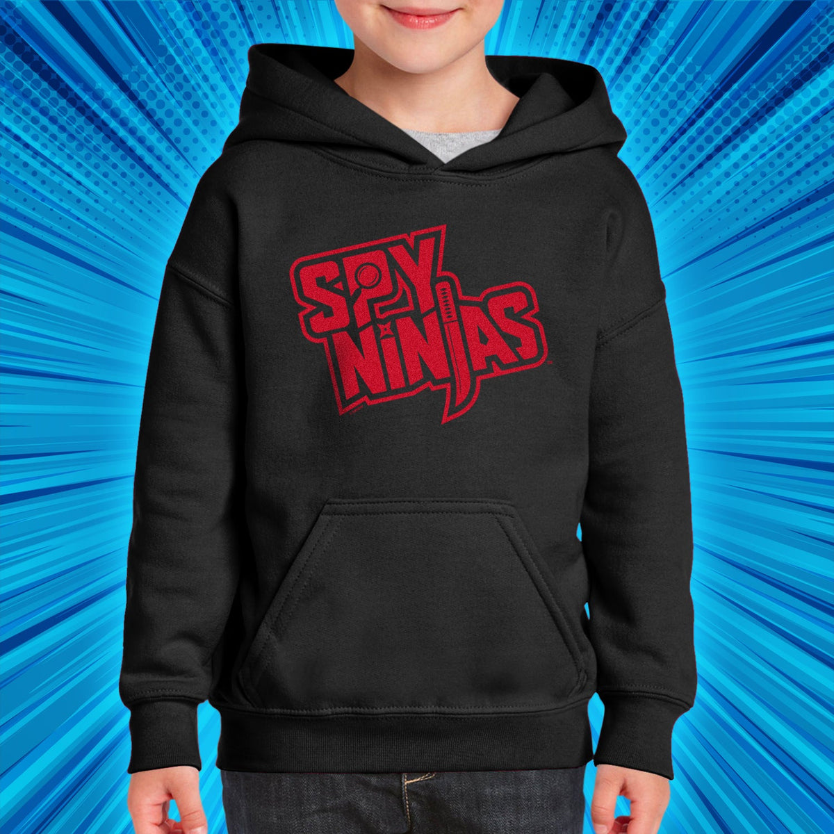 Spy Ninjas Youth Hoodie - Black