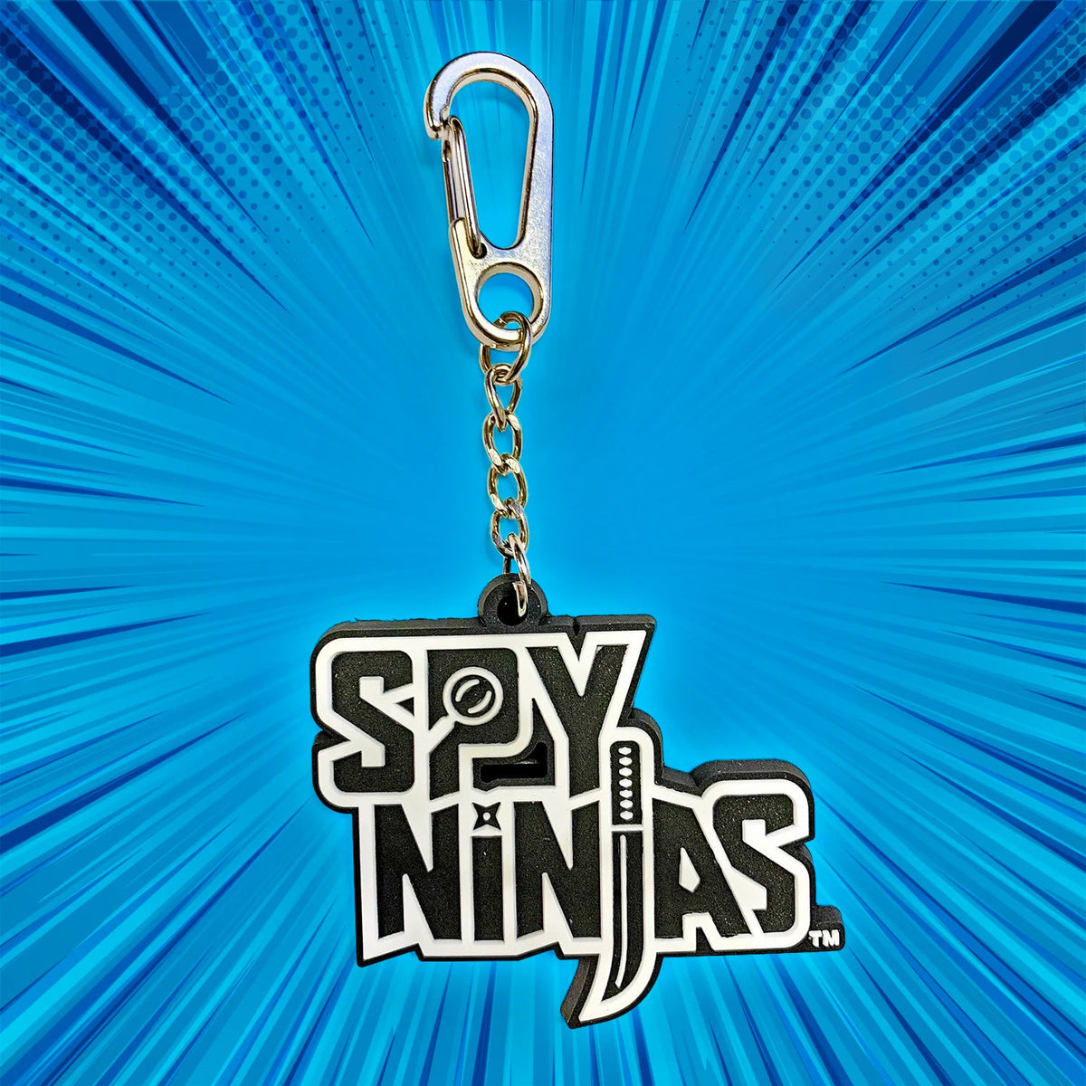 Spy Ninjas Keyring with Carabiner Clip