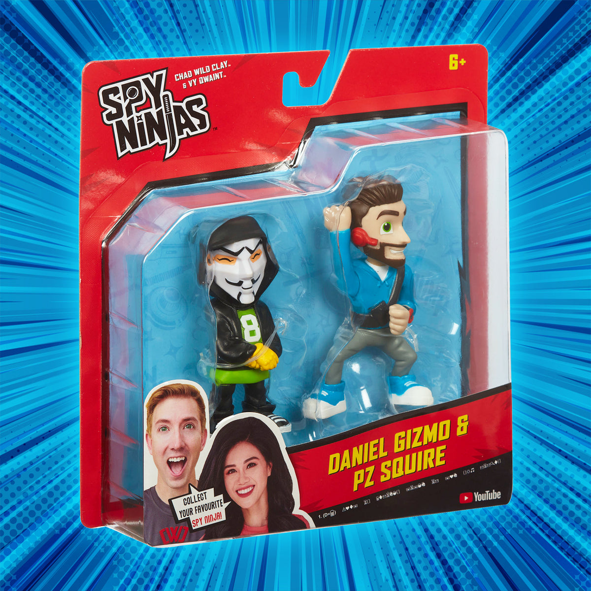 Spy Ninjas Collectible Figure 2-Pack with Daniel