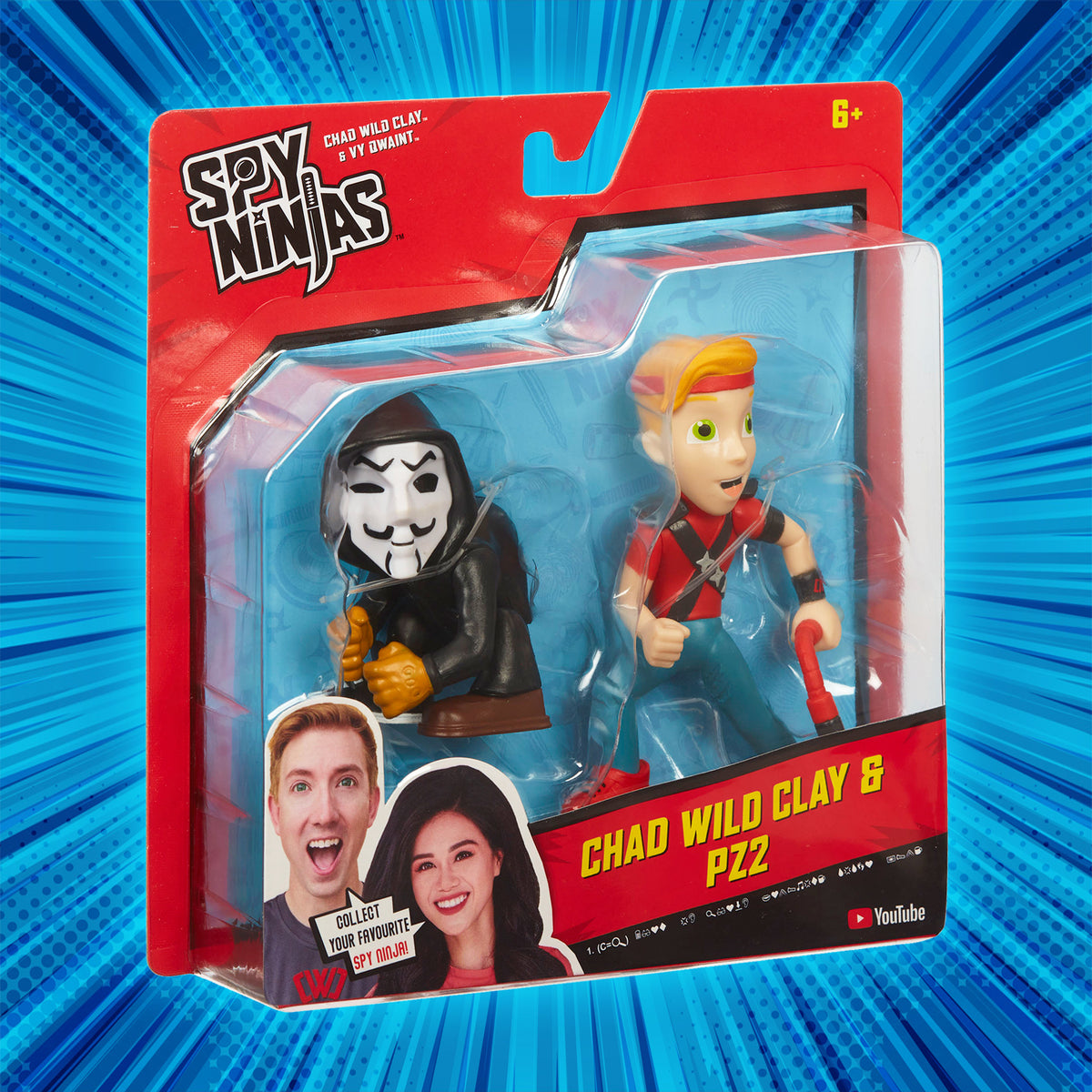 Spy Ninjas Collectible Figure 2-Pack with Chad