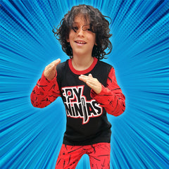 Pajama Set Spy Ninjas Youth Design Spy Ninjas Store