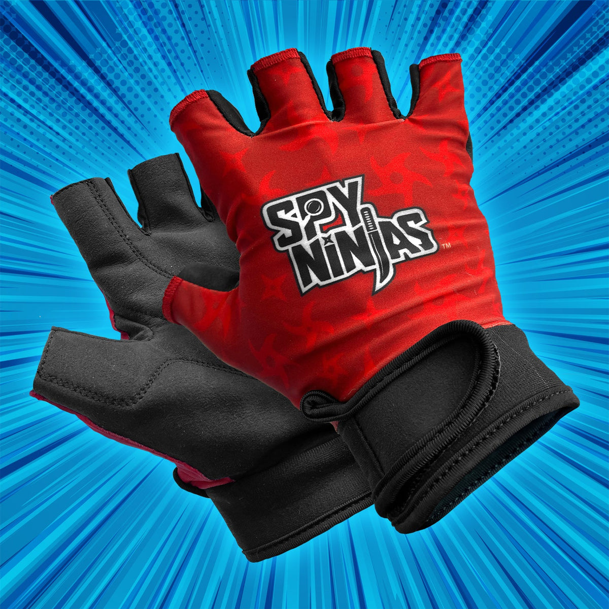 Spy Ninjas Fingerless Gloves - Adult