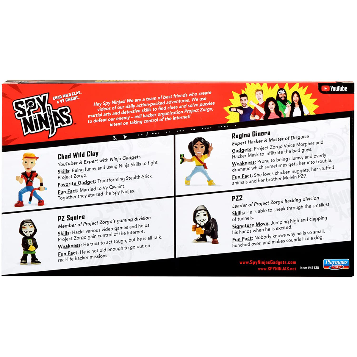 Spy Ninjas Collectible Figure 4-Pack with Chad