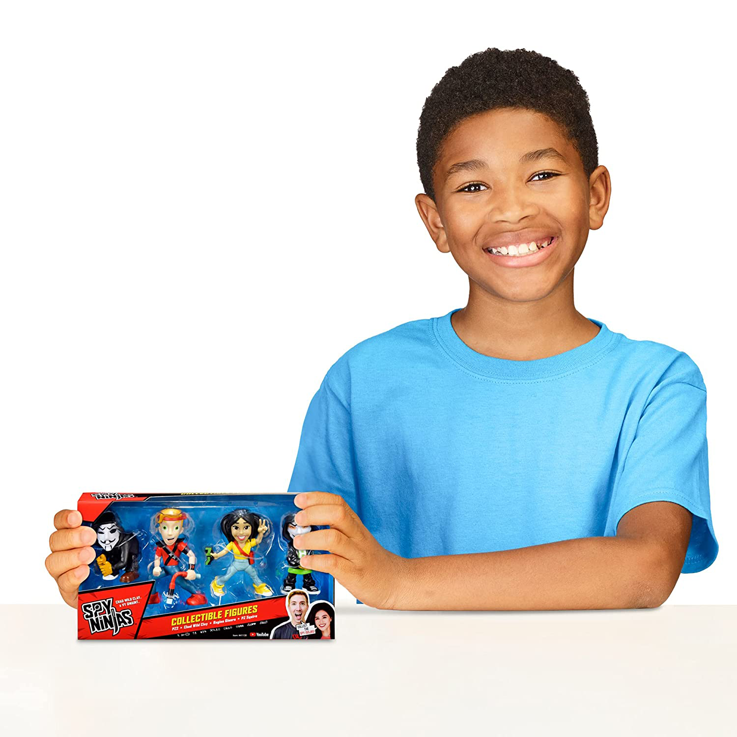 Spy Ninjas Collectible Figure 4 Pack with Chad SpyNinjasStoreUK