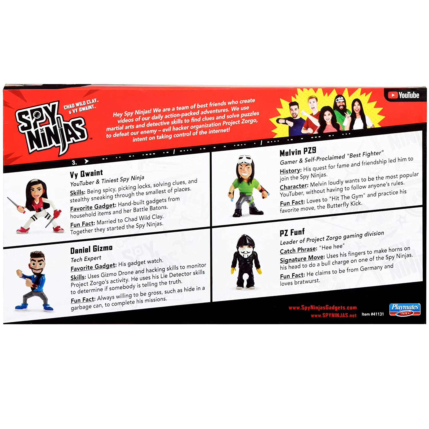 Spy Ninjas Collectible Figure 4-Pack with Vy