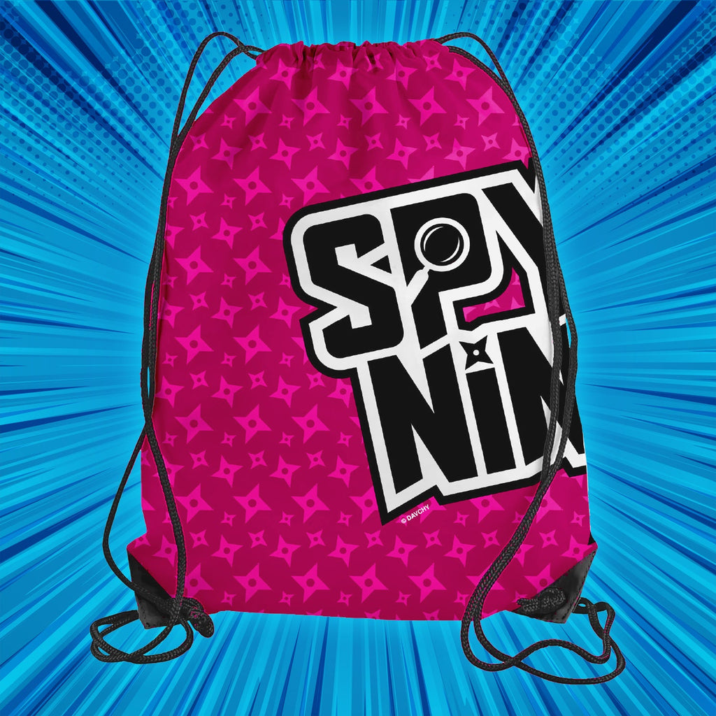 Multi-Ninja Star Drawstring Bag
