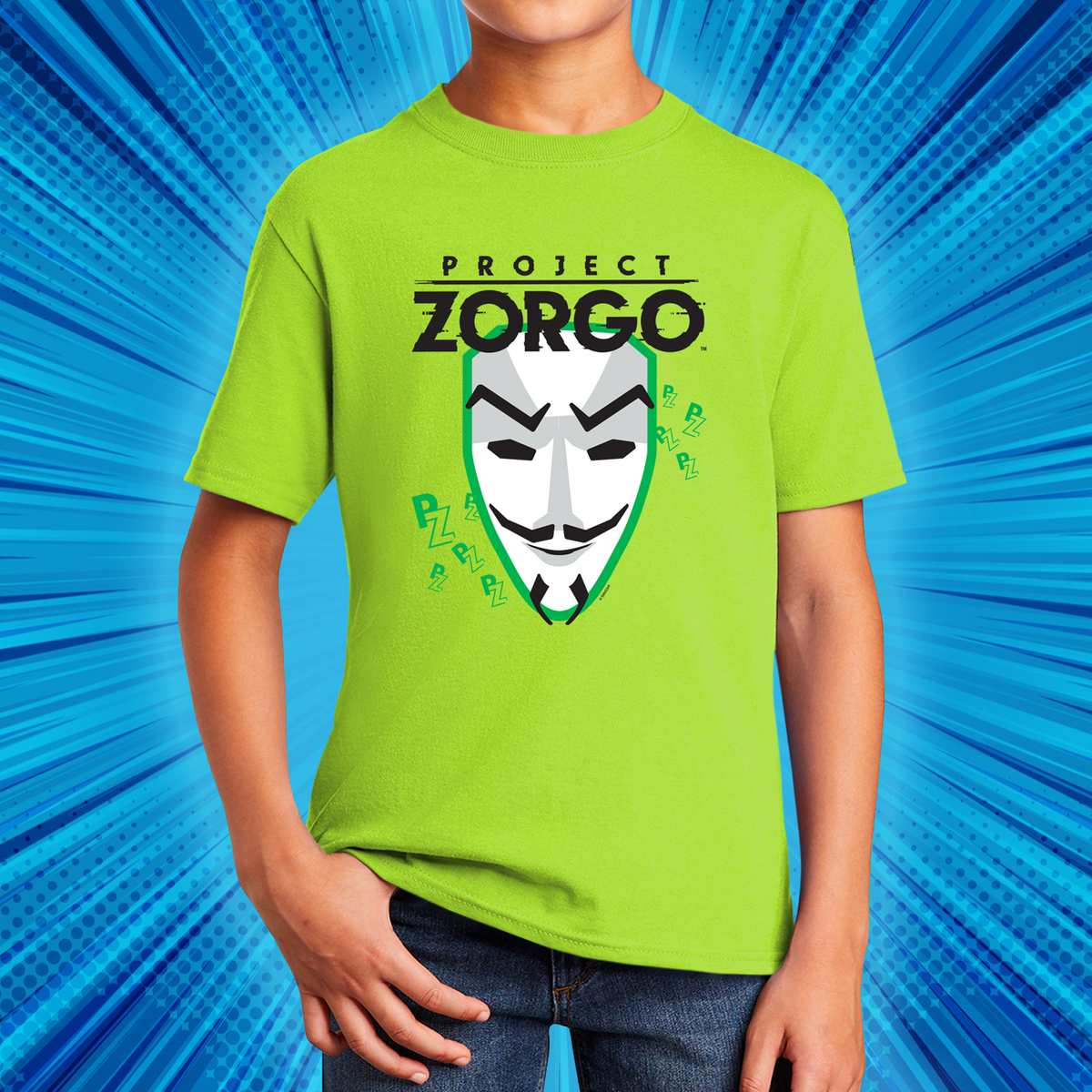 Project Zorgo™ Youth Short Sleeve T-shirt - Neon Green