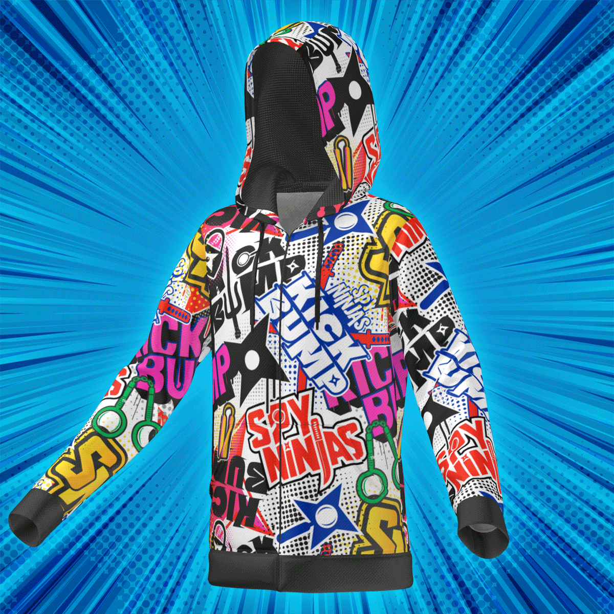 Spy Ninjas x Kick Bump Youth All-over Zip Hoodie